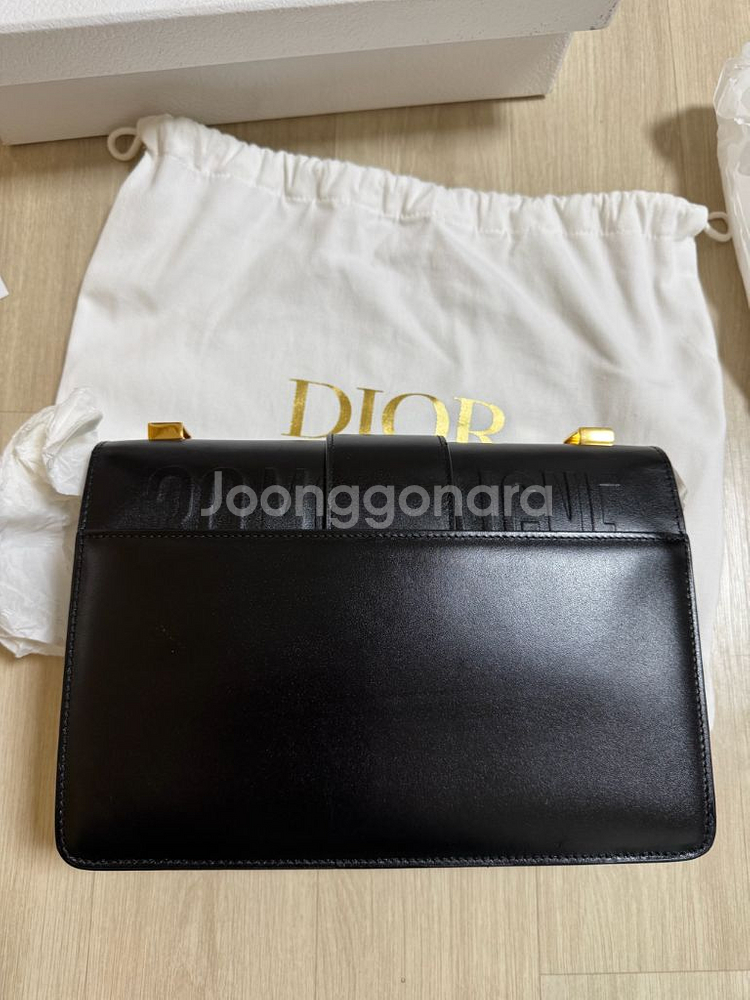 디올 30 몽테인백 블랙--5