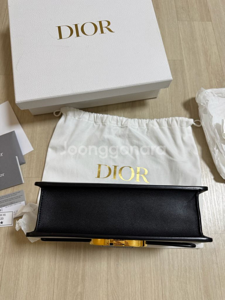 디올 30 몽테인백 블랙--6