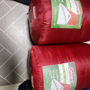 콜맨 팔메토 침낭 두개 일괄