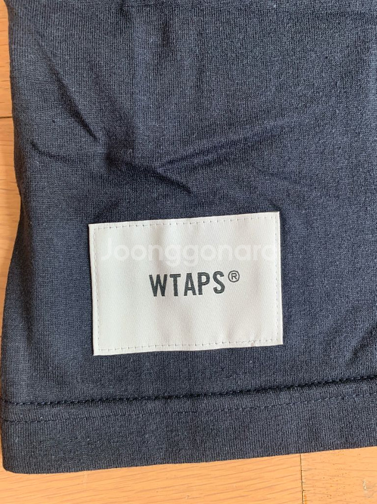 [L] WTAPS 더블탭스 반팔 티셔츠 네이비 3사이즈--1