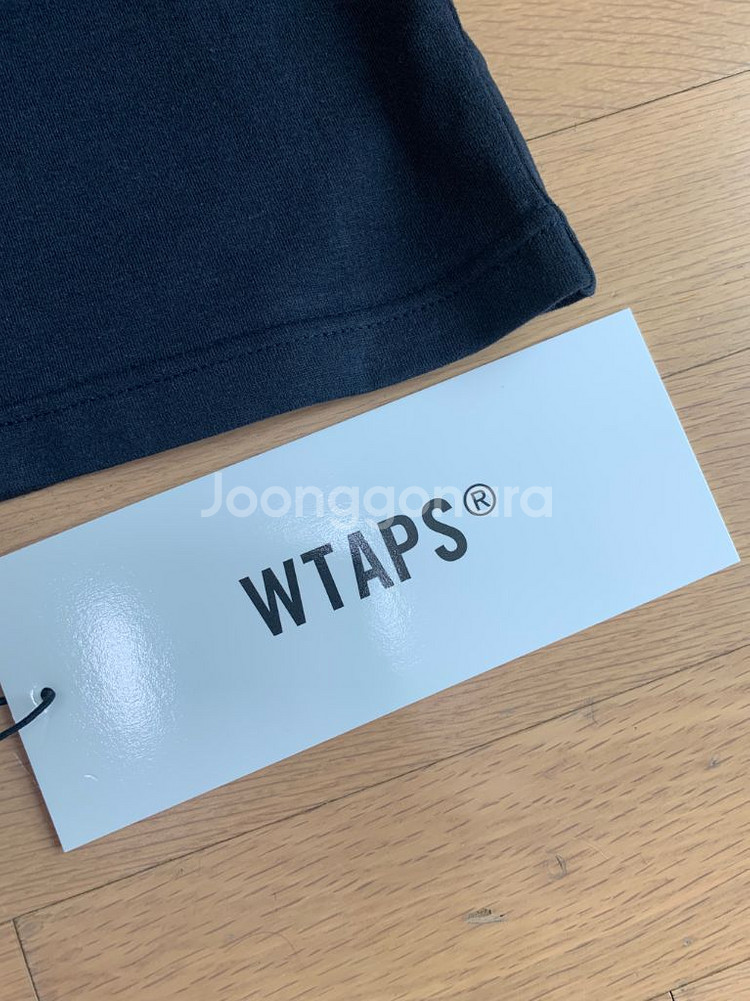 [L] WTAPS 더블탭스 반팔 티셔츠 네이비 3사이즈--2