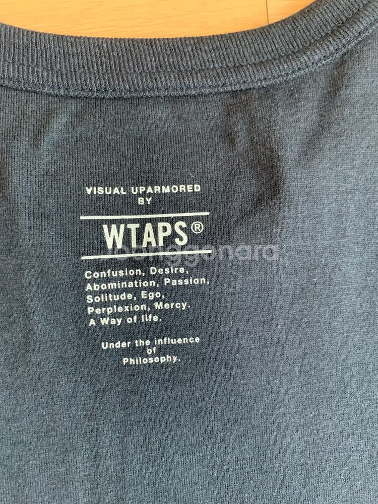 [L] WTAPS 더블탭스 반팔 티셔츠 네이비 3사이즈--9