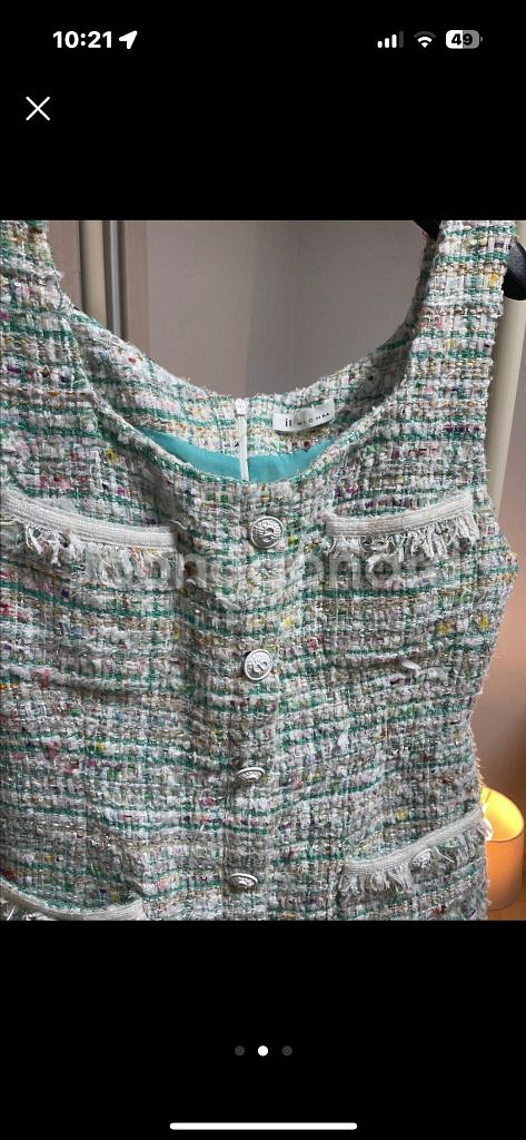 잇미샤 55 트위드원피스 상견례 하객룩 반택포--1