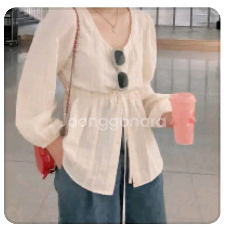 행거 앨리 블라우스 - 베이지,프리--0