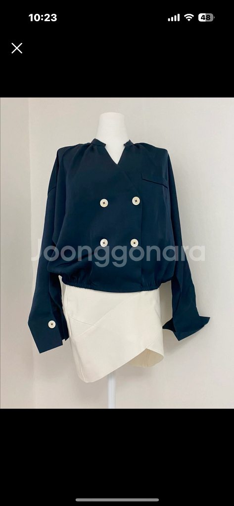 새틴 실크블라우스 하객룩 오피스룩 반택포--0