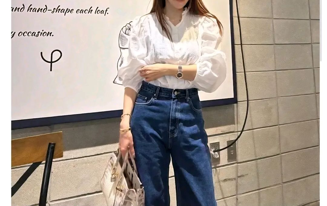 프릴 핀턱 블라우스 - 아이보리--2