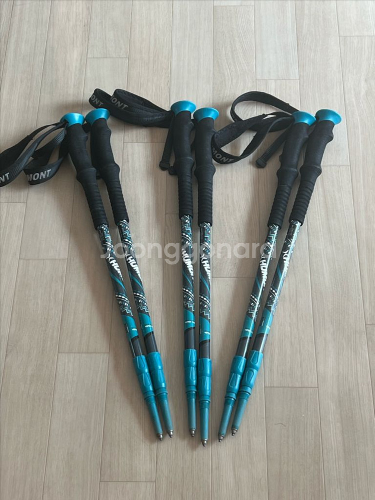 (가격수정) 휴몬트 등산스틱 6개 (3세트)--0