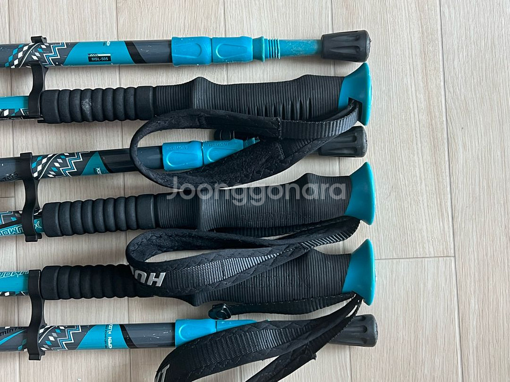 (가격수정) 휴몬트 등산스틱 6개 (3세트)--1