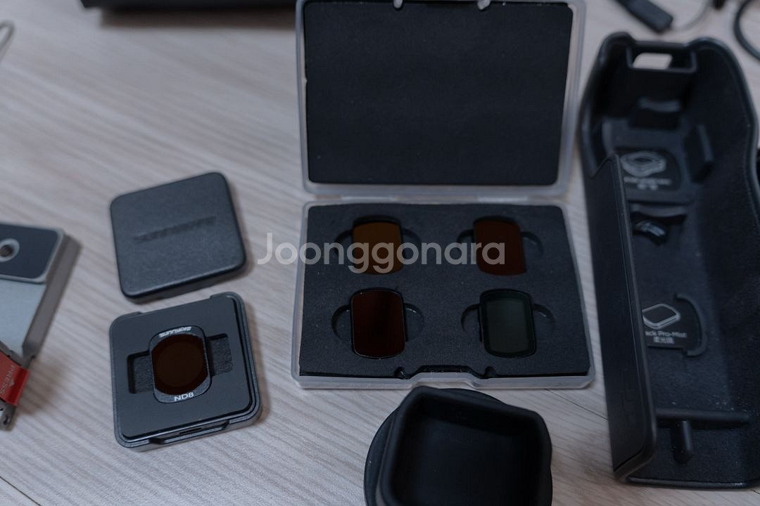 DJI 오즈모 포켓 3 풀박스 + 마운트/nd필터등 악--6