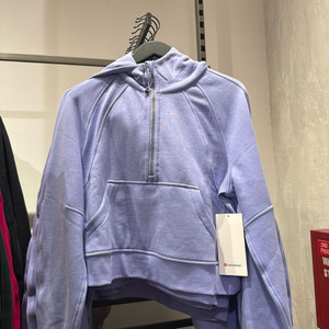 룰루레몬 스쿠버 하프집업 후드 Dusty lilac