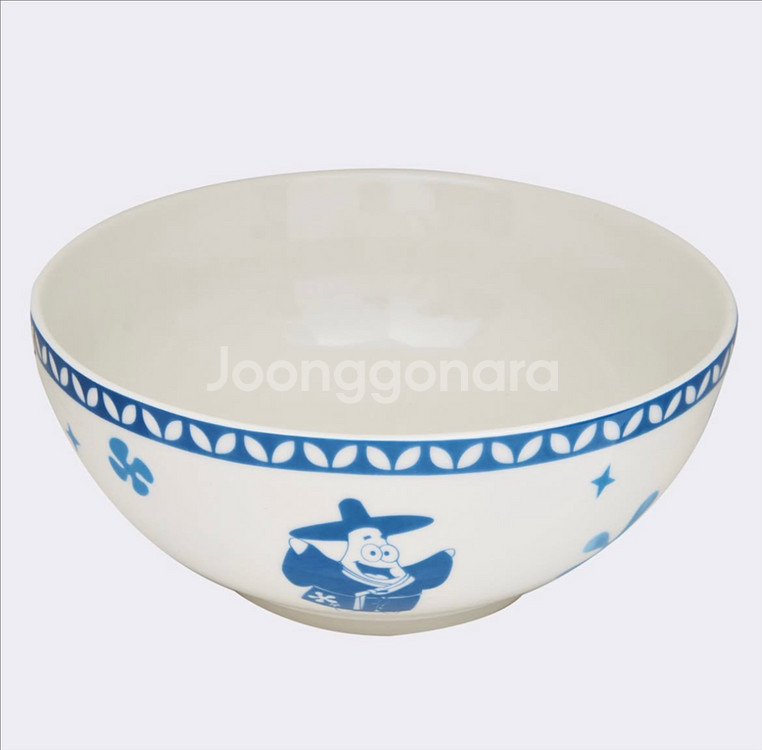 댄꼼마 스폰지밥 청화백자 그릇&접시세트 (새상품)--2