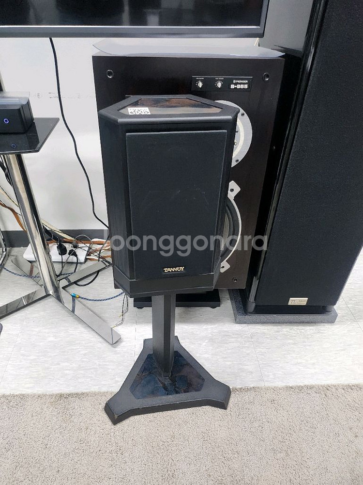 TANNOY SIXES 605 스피커 스텐드 포함--2