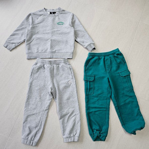 젝시믹스 키즈 상하의 세트+조거팬츠120