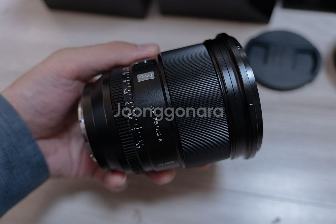 빌트록스 AF 75mm F1.2 소니E마운트 풀박스--0