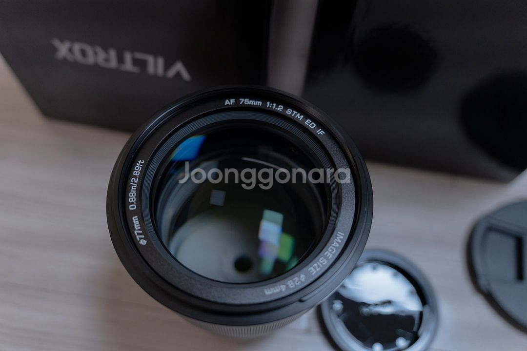 빌트록스 AF 75mm F1.2 소니E마운트 풀박스--2