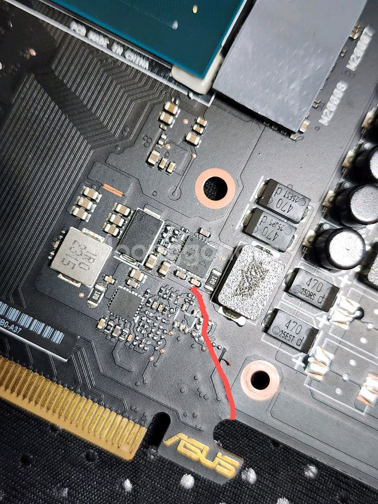 파손 크랙 부품용 그래픽카드 팝니다 RTX4080--0