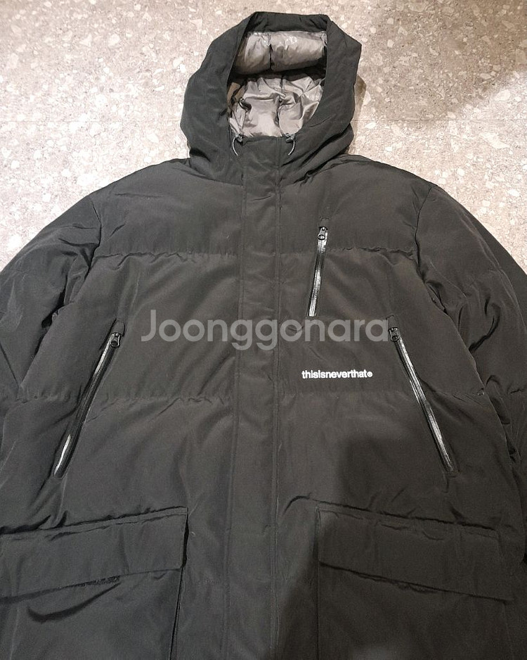 디스이즈네버댓 롱패딩 블랙 (L)--2