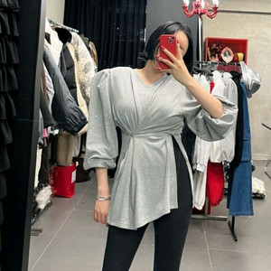 [진바니제작] 개말라부드리 퍼프 티셔츠 3컬러 일괄판매