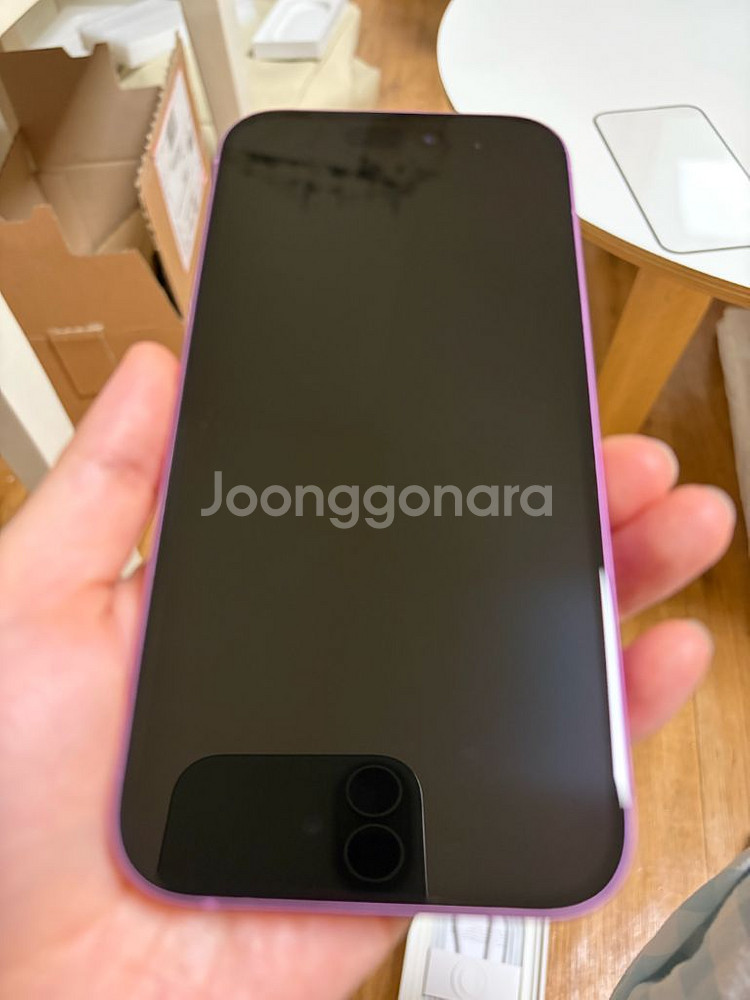 아이폰16 자급제 256G 핑크--6