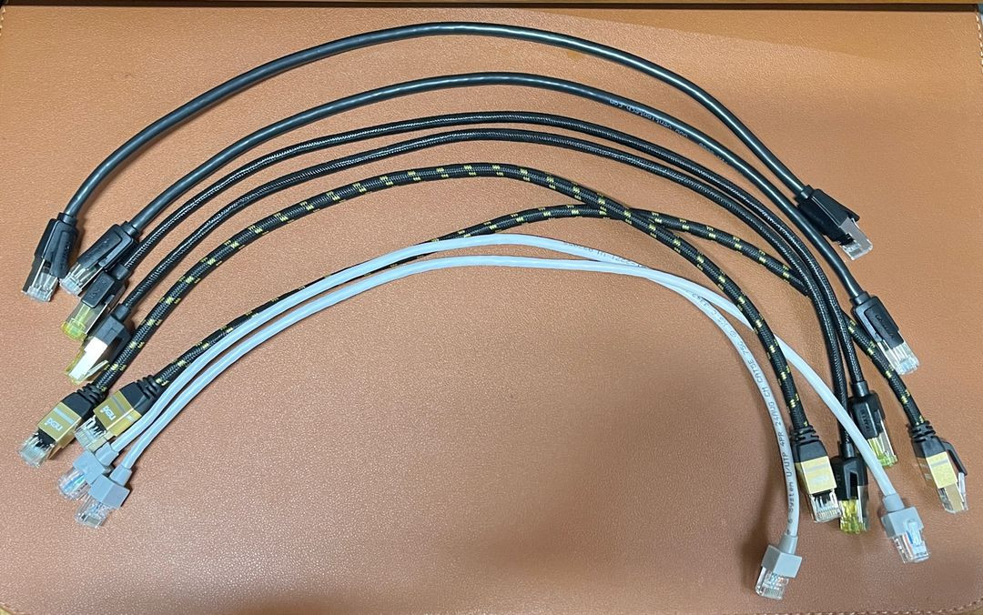 랜케이블 6종 50~60cm 10개 일괄--1