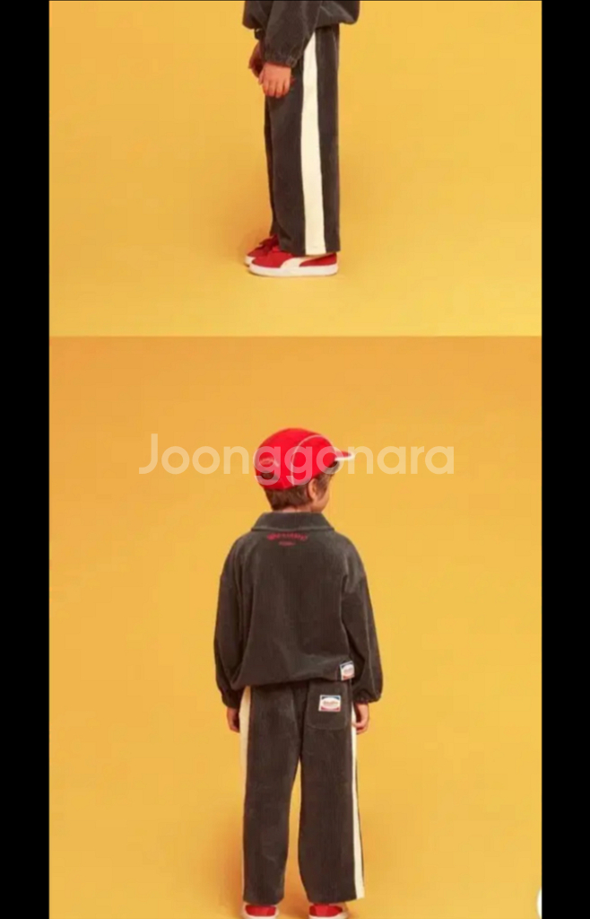 [베베드피노] 제스 벨로아 컬러 블록 팬츠 100--1