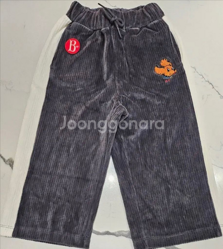 [베베드피노] 제스 벨로아 컬러 블록 팬츠 100--3