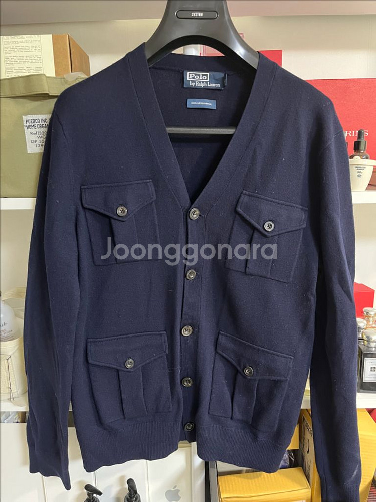 폴로 랄프로렌 울 가디건--0