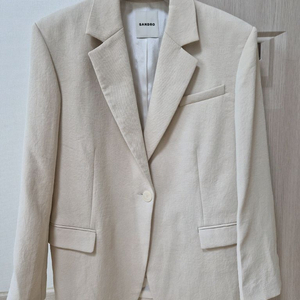 (택채새제품)백화점 산드로 아이보리 여성 자켓 블레이저