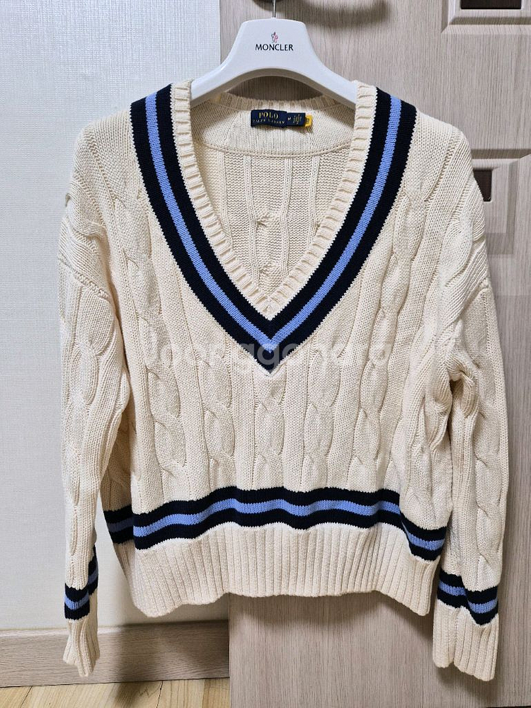 (새제품)폴로 랄프로렌 여성 케이블 니트 코튼 크리켓--5