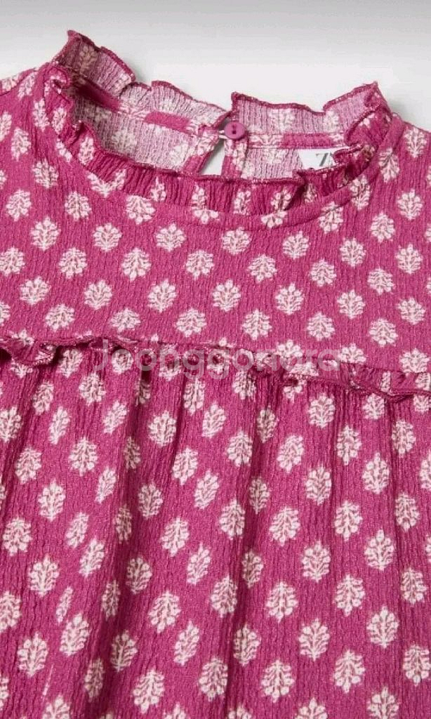 자라키즈 로맨틱 플라워 블라우스 6-7y 새상품--3