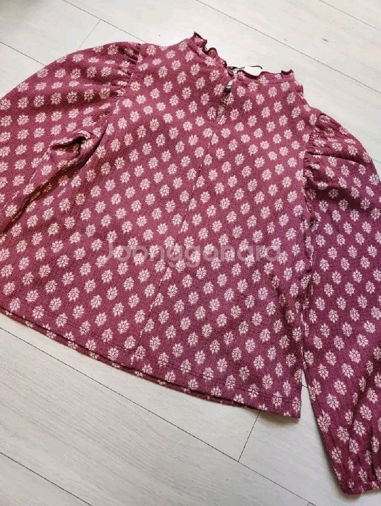 자라키즈 로맨틱 플라워 블라우스 6-7y 새상품--8