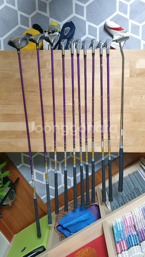 여성 골프채 풀세트(드라이버,우드,아이언,퍼터,캐디백)--3