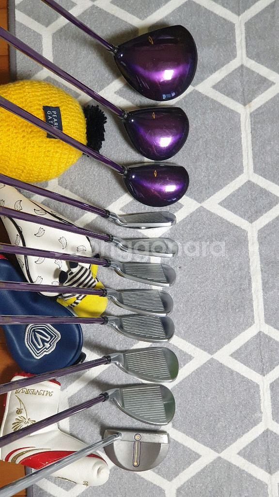 여성 골프채 풀세트(드라이버,우드,아이언,퍼터,캐디백)--4