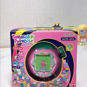 [미개봉 새제품] 다마고치 파라다이스 핑크(키링서비스)