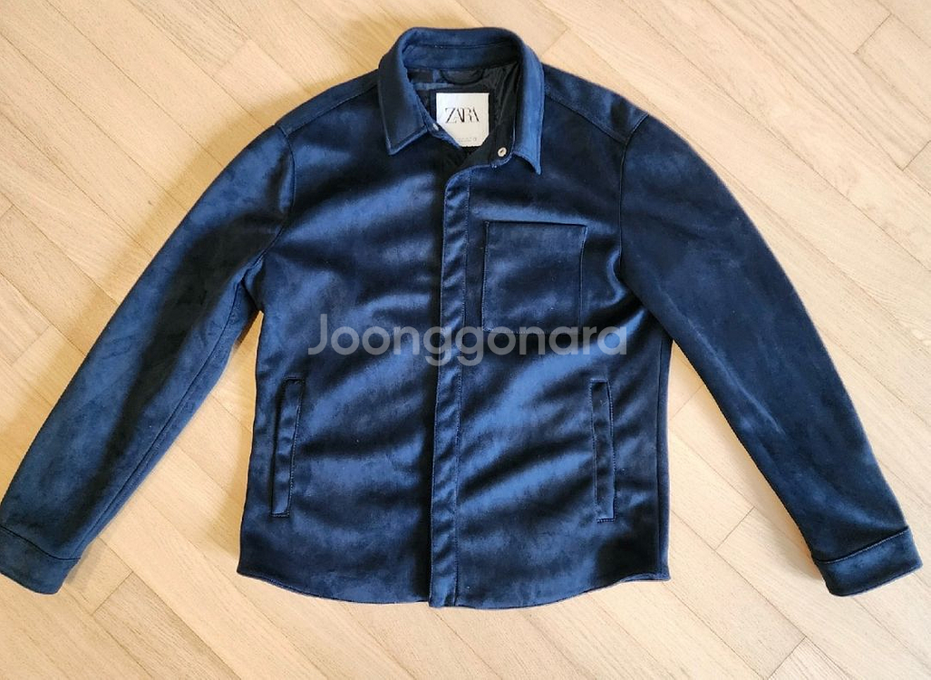 자라 스웨이드 오버셔츠 L--0