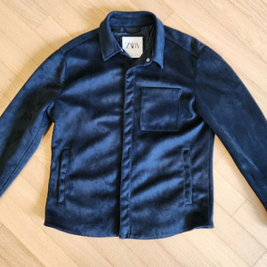 자라 스웨이드 오버셔츠 L