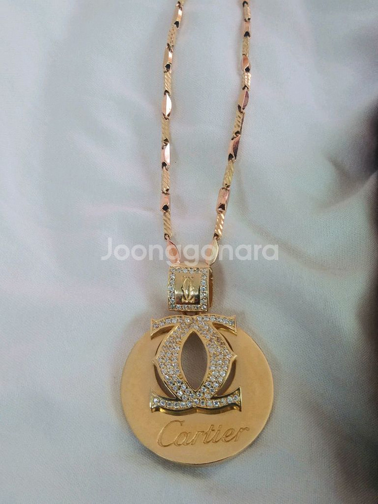 14k까000목걸이 43cm여분줄2cm(4.826돈)--0