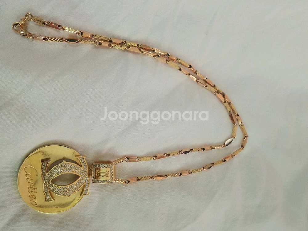 14k까000목걸이 43cm여분줄2cm(4.826돈)--1