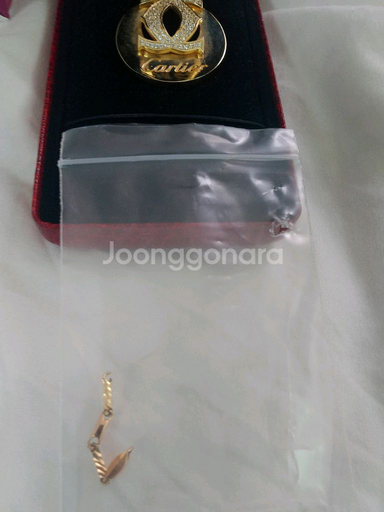 14k까000목걸이 43cm여분줄2cm(4.826돈)--3