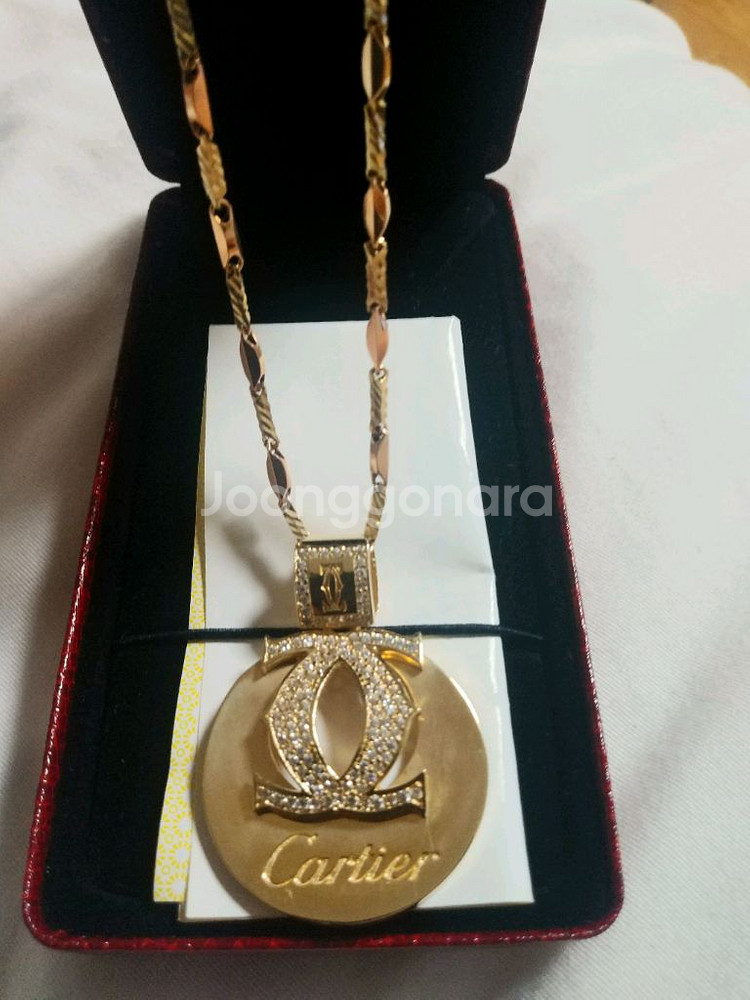 14k까000목걸이 43cm여분줄2cm(4.826돈)--5