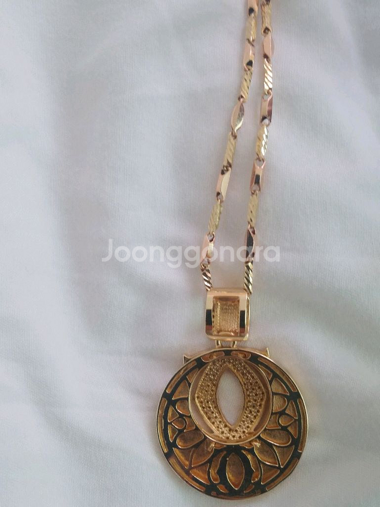 14k까000목걸이 43cm여분줄2cm(4.826돈)--6