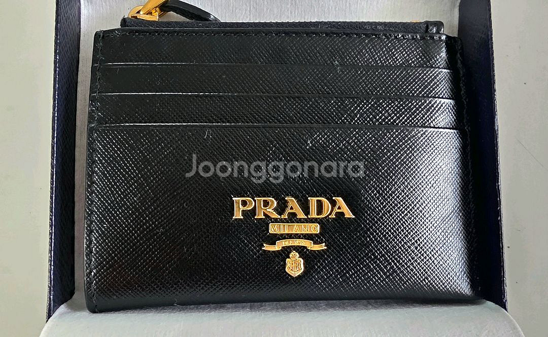 프라다 사피아노 지퍼카드지갑(정품)--7