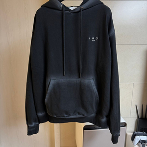 IRO MAN 이로맨 24fw 엣지 미네랄 워싱 후드