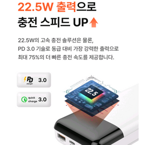 쿨린 고속충전 대용량 보조배터리