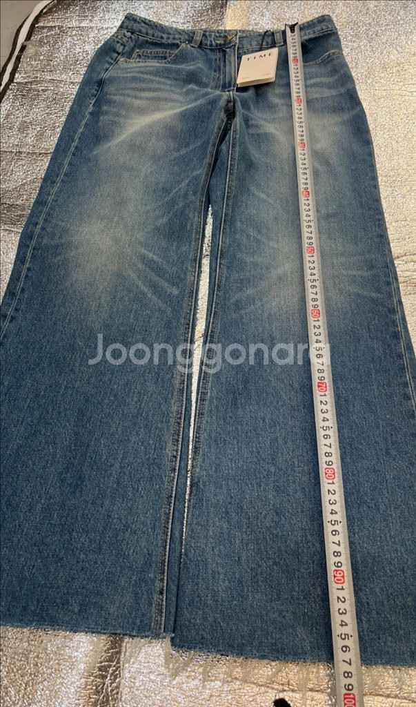 2024년TIME 여성 와이드 데님 새상품 새상품--6