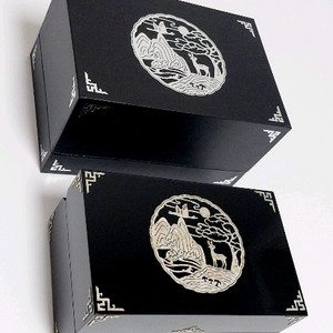 [새상품] 십장생 자개 오르골 보석함