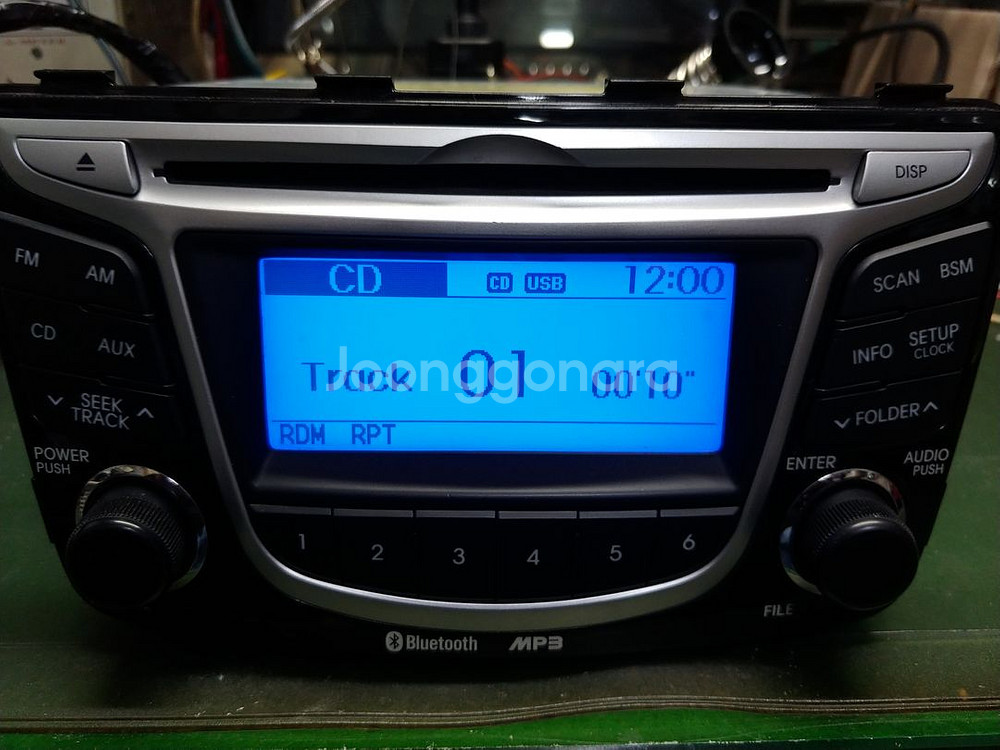 엑센트 순정 블루투스,USB,AUX 자출 데크 팝니다.--0