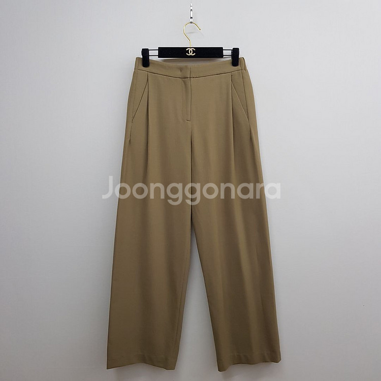 한섬 랑방 2022 클래식 와이드 핏 슬랙스 64-94--0