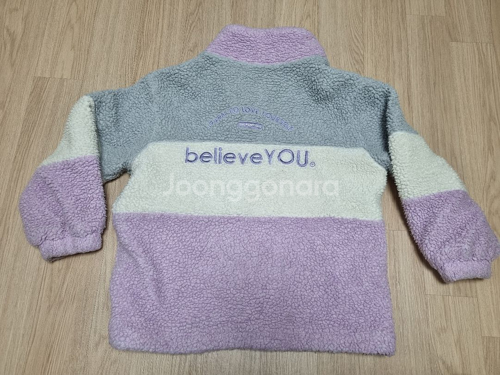 유솔 여아 뽀글이 점퍼 140--1