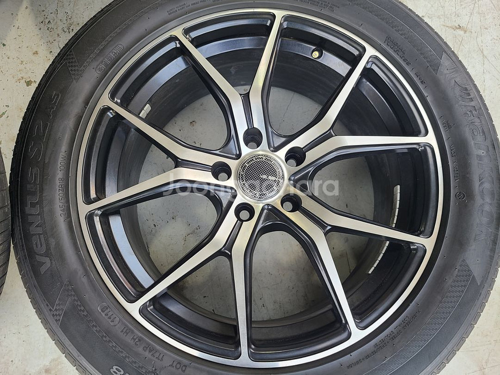 벨센 스포티지,투싼 중고 18인치 휠타이어 팝니다--4